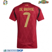 Maglie da calcio Belgio Kevin De Bruyne #7 Prima Maglia Femminile Europei 2024 Manica Corta